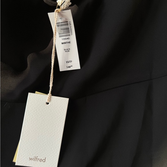 **BLACK** Aritzia | Wilfred ‘Minthe’ Midi Dress - Picture 4 of 4